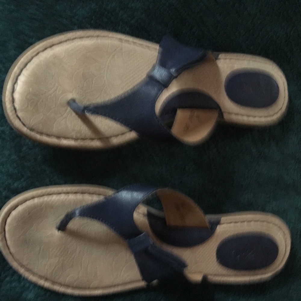 BOC thong sandals blue